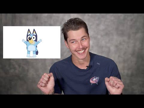 Labubu’s, Benson Boone & Bluey! Blue Jackets' Alumni and Players Get Put to the Test! | Then and Now