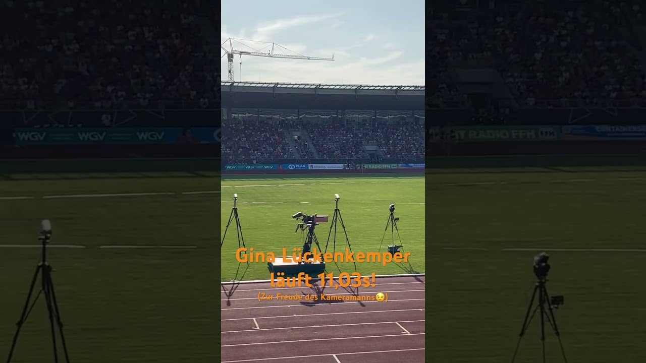 Gina #Lückenkemper überzeugte bei der #Leichtathletik-#DM über 100m mit einer Topzeit bei #DieFinals