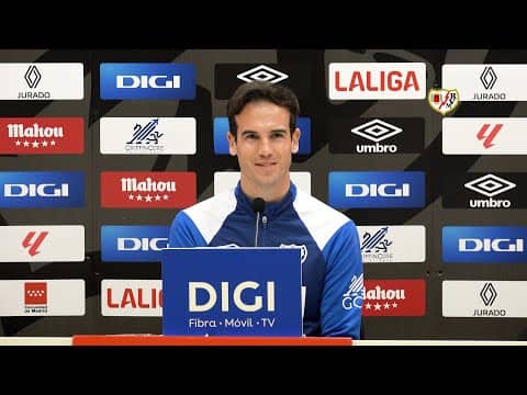 Íñigo Pérez en la previa del Rayo Vallecano - Getafe CF