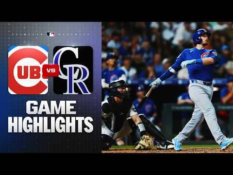 Cubs vs. Rockies Game Highlights (6/10/26) | MLB Highlights