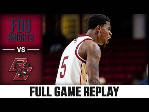 Fairleigh Dickinson vs. Boston College Full Game Replay | 2025-26 ACC Men's Basketball