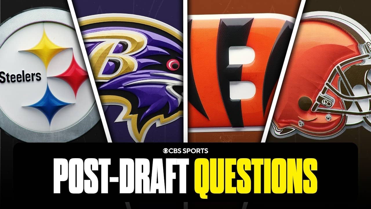 Biggest post-draft questions for every AFC North team 🤔 | Steelers, Ravens, Bengals, Browns