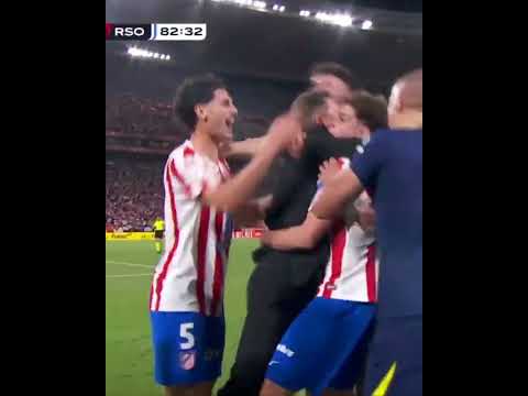 JULIAN ALVAREZ WITH A WILD GOAL TO EQUALIZE LATE IN THE COPA DEL REY FINAL 😱