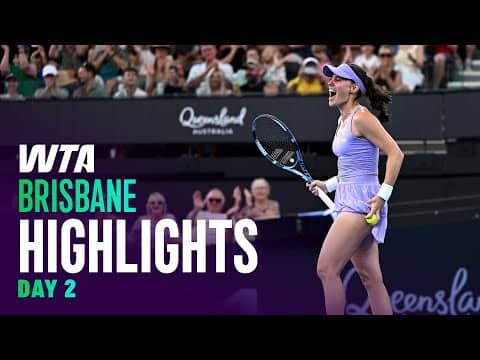 Day 2 in Brisbane featuring Australian triumphs on home soil | WTA Match Highlights