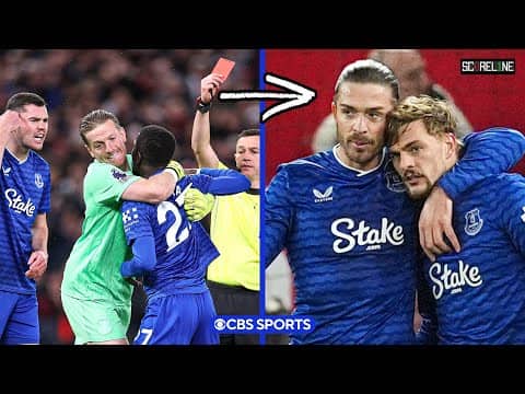 10-man Everton BEAT Manchester United 😳 | Scoreline