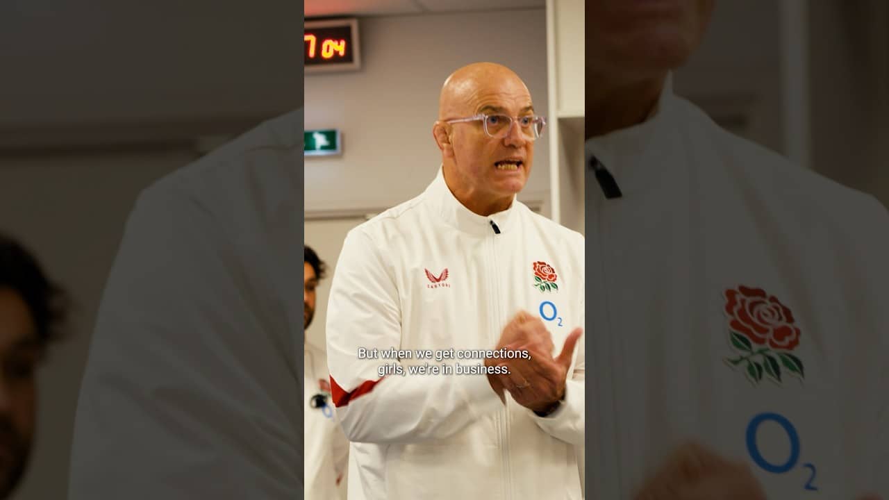 Grand Slam half-time advice from John Mitchell 🌹| @o@o2ukofficial #WearTheRose