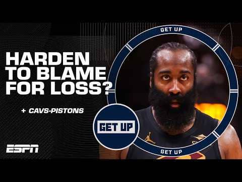 Is James Harden TO BLAME for Game 1 loss against Detroit⁉️ | Get Up