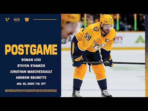 Josi, Stamkos, Marchessault and Brunette – Postgame: Jan. 22, 2026