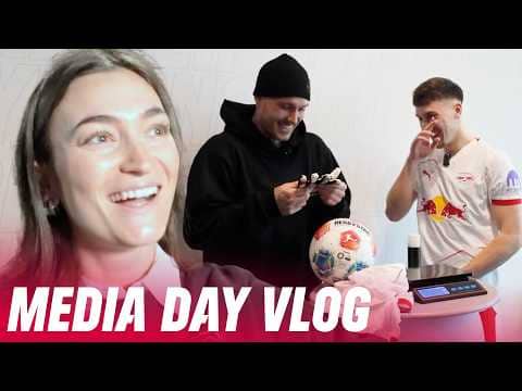 Inside a Bundesliga Media Day: World Cup Vibes, 433 & more | Media Day-Vlog with Clara