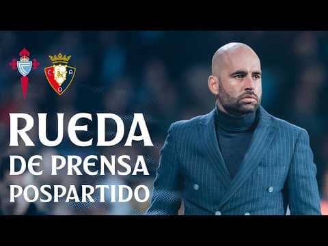Claudio Giráldez: "Estoy CONTENTO con el trabajo de los jugadores". | Celta