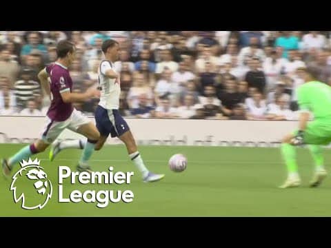 Brennan Johnson tucks away Tottenham Hotspur's third against Burnley | Premier League | NBC Sports