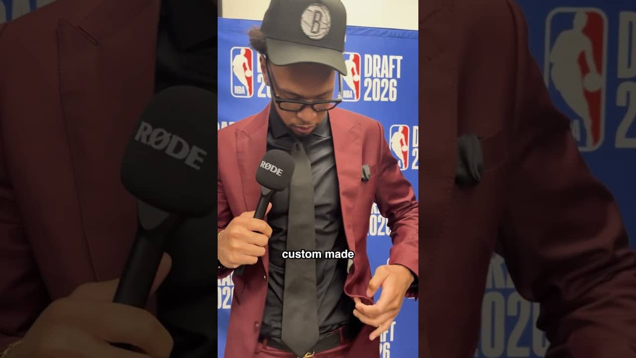 Lookin' sharp J Jeff! 🔥 #brooklynnets #fitcheck #nbadraft