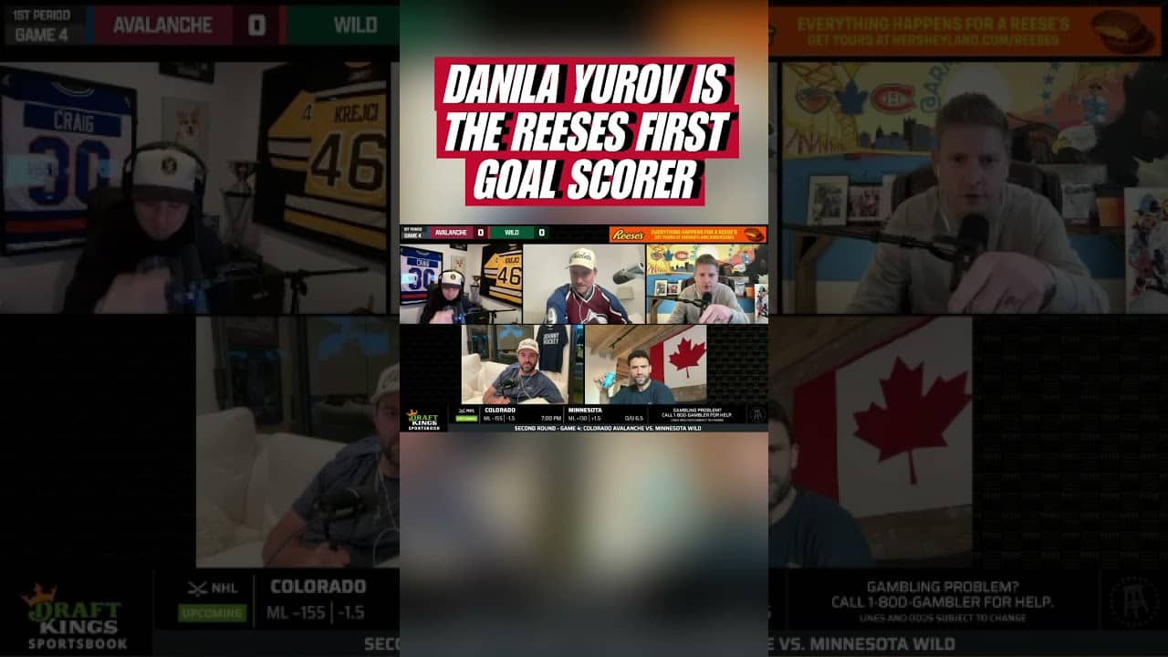 Danila Yurov was the Reese’s first goal scorer. @Reeses
