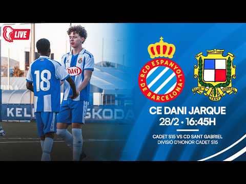 🔴 LIVE | ⚽ Cadet S15 🆚 CD Sant Gabriel | Divisió d’honor cadet S15