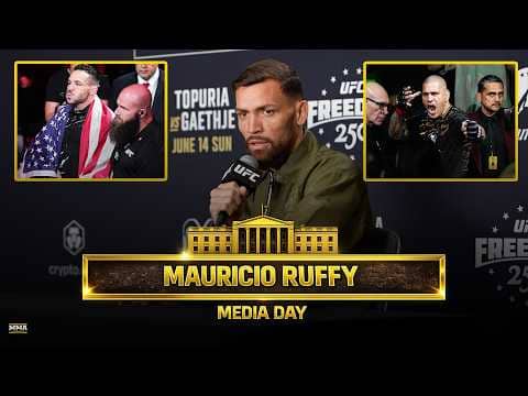 Mauricio Ruffy On Alex Pereira vs. Jon Jones GOAT Debate, Michael Chandler Fight | UFC White House