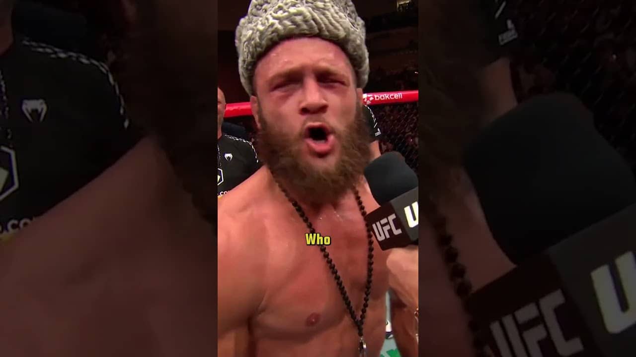 HE WANTS THE BMF BELT! #ufcbaku