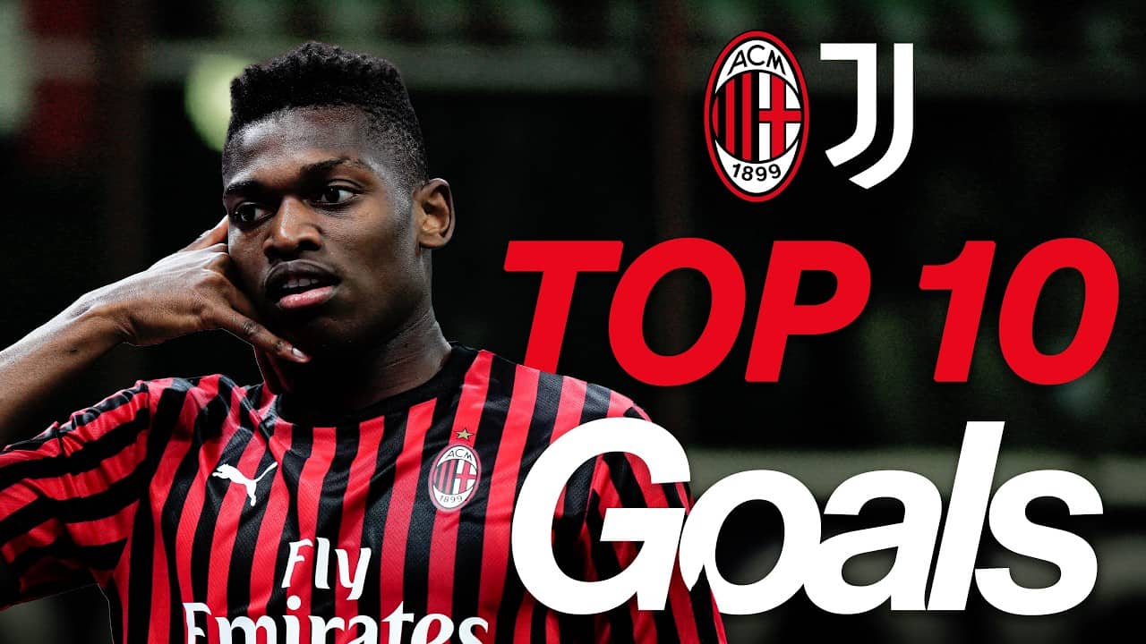 #MilanJuve: Top 10 Goals | Ronaldinho, Leão, Ibrahimović, Ancelotti | Collection