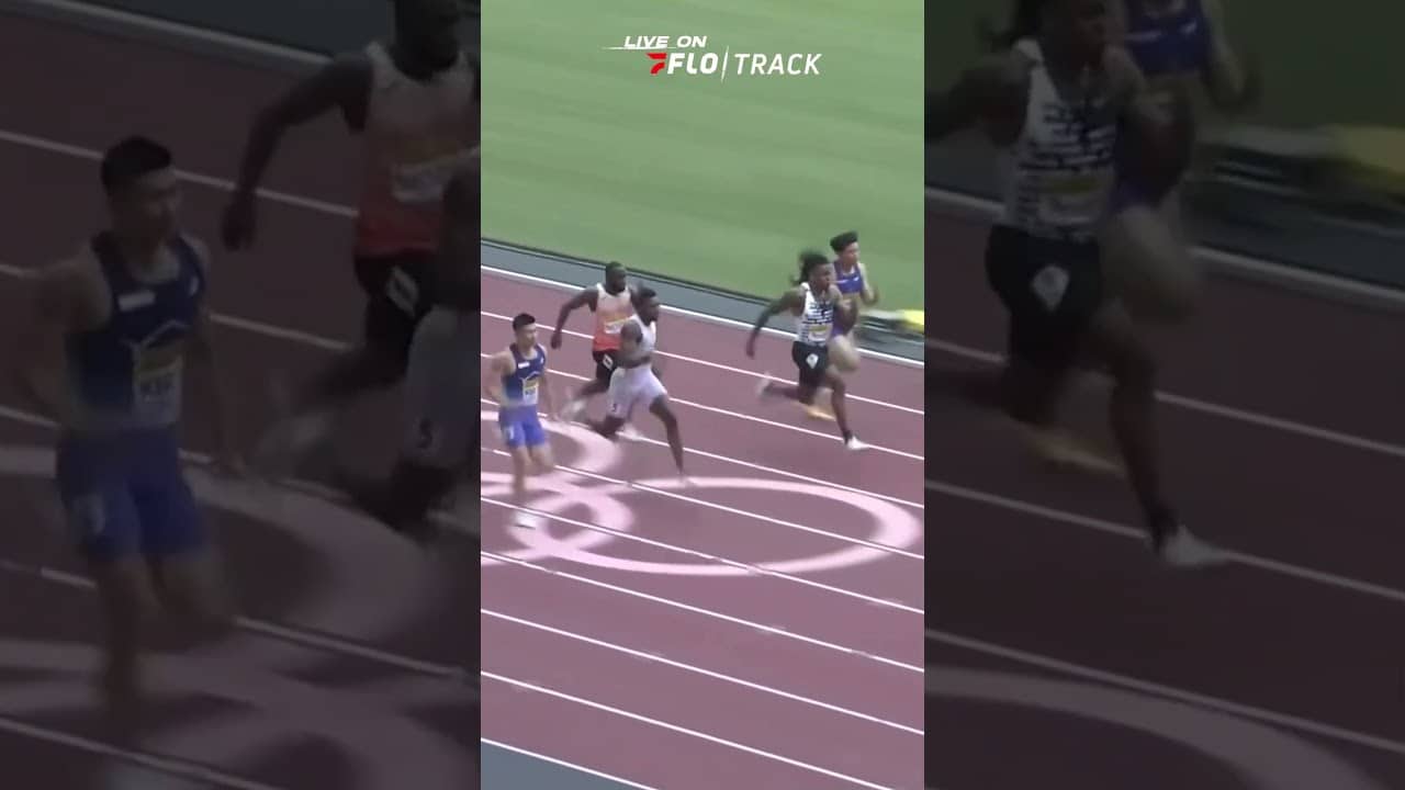 Noah Lyles v. Tate Taylor & Jake Odey-Jordan at Seiko Grand Prix Continental  Tour