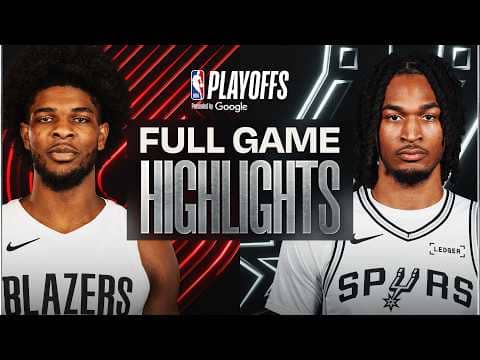#7 TRAIL BLAZERS at #2 SPURS | FULL GAME 2 HIGHLIGHTS | April 21, 2026