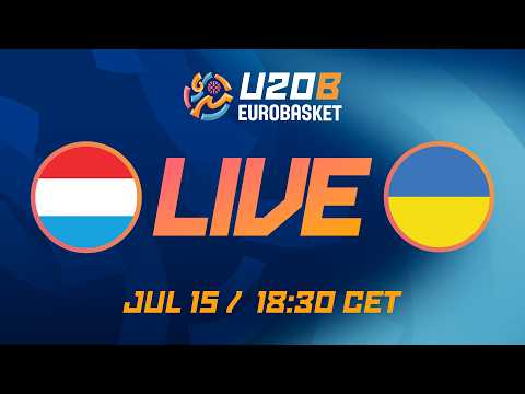 LIVE - Luxembourg v Ukraine | FIBA U20 EuroBasket 2026 Division B | Group Phase