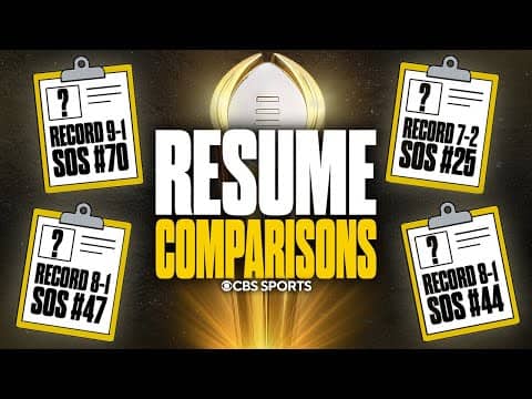 CFP Blind Resumes: This or That? | Which Mystery Team Gets In? 🤔🏆