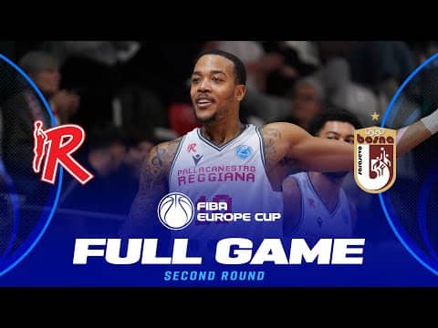 LIVE - Pallacanestro Reggiana v KK Bosna BH Telecom | FIBA Europe Cup 2025-26 | Second Round
