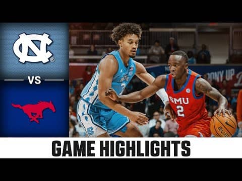 North Carolina vs SMU Game Highlights | 2025-26 ACC Men's Basketball