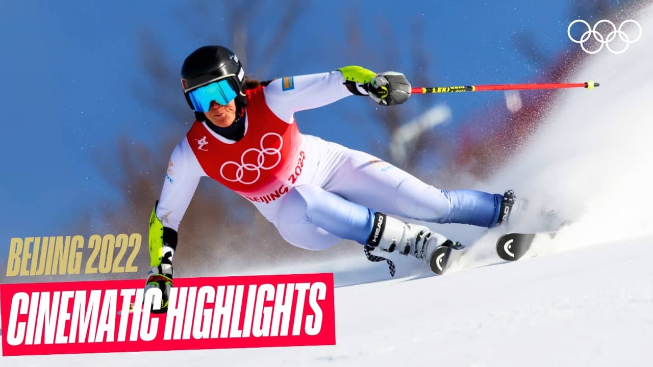 Breathtaking Speed and Epic Turns! 🎿 | Women's Giant Slalom at Beijing 2022 | Cinematic Highlights