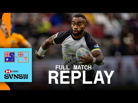 Fiji FLY to third! 🥉 | Australia v Fiji | HSBC SVNS Vancouver 2026 | Full Match Replay