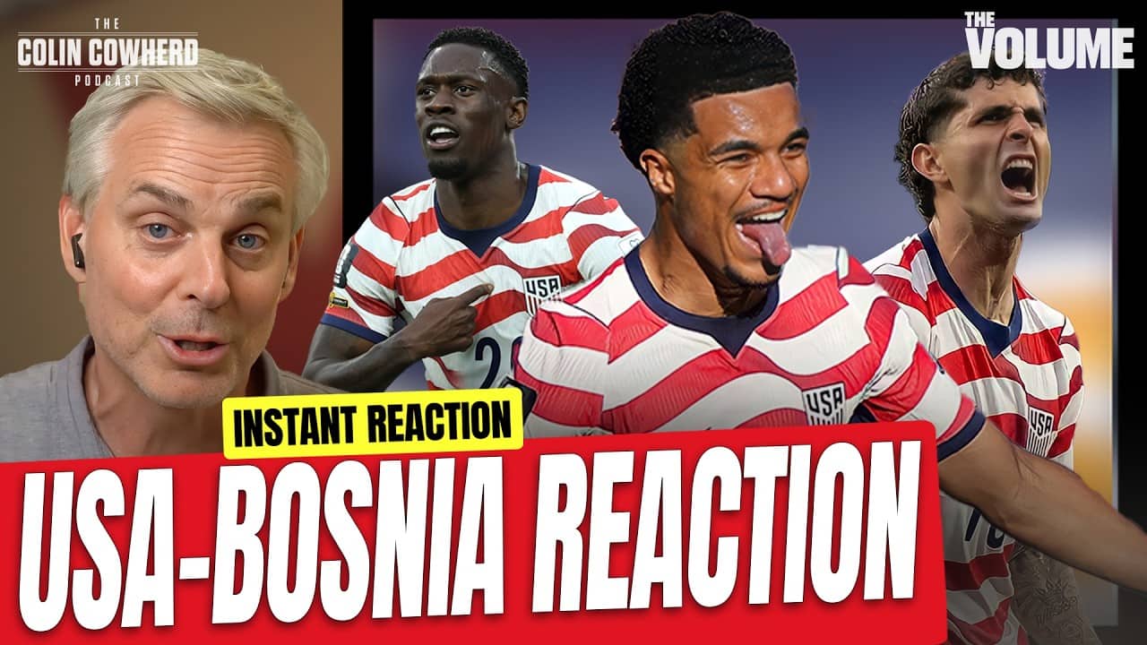 USA-Bosnia REACTION: USMNT Beats Bosnia, Balogan Red Card = Terrible Call | Colin Cowherd World Cup