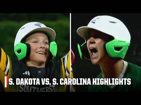 EXTRA INNING THRILLER 🔥 South Dakota vs. South Carolina | Little League World Series Highlights