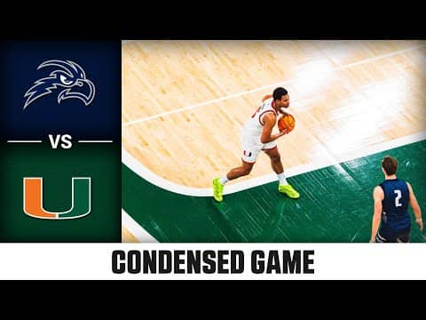 North Florida vs. Miami Condensed Game | 2025-26 ACC Men’s Basketball