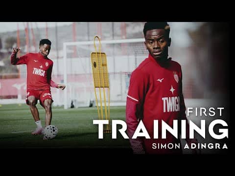 Premier entraînement d’Adingra avec le groupe - AS MONACO