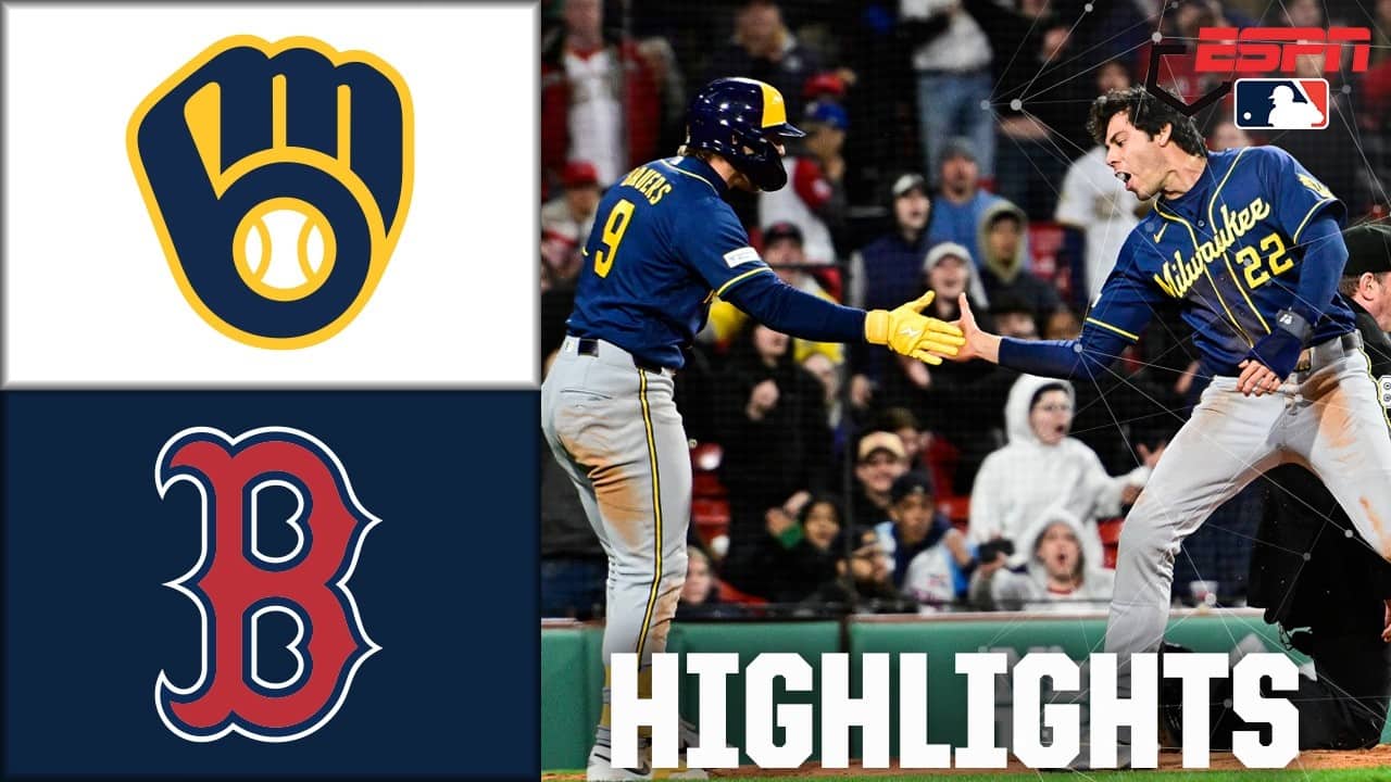 Milwaukee Brewers vs. Boston Red Sox | Full Game Highlights | ESPN MLB