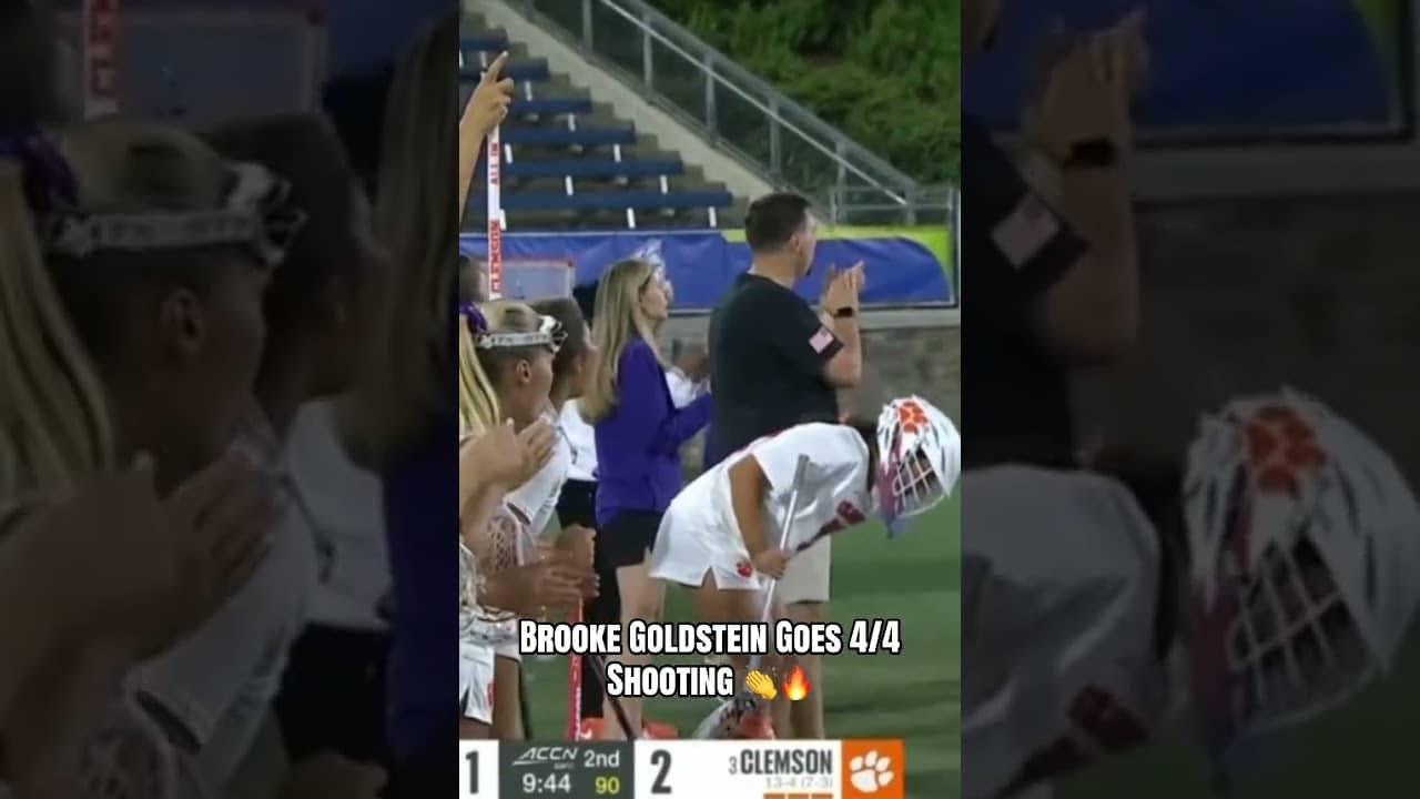 4 shots, 4 goals for the sophomore to send Clemson thru to the ACC Tournament semifinals🐅 #lacrosse