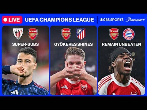 UEFA Champions League 24/7 ⭐ | Arsenal MD1 - MD6 Match Replay's | Monday 12/22 | CBS Sports Golazo