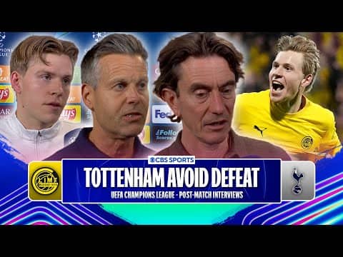 Thomas Frank & Micky van de Ven react to Tottenham’s draw vs. Bodø/Glimt ➕ Jens Petter Hauge 🗣️