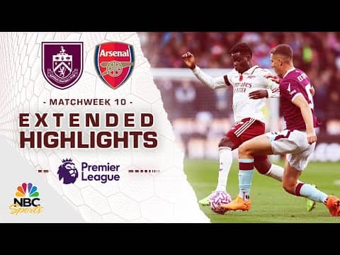 Burnley v. Arsenal | PREMIER LEAGUE HIGHLIGHTS | 11/1/2025 | NBC Sports
