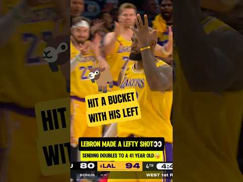 LeBron is TOO STRONG for the youngins🥱