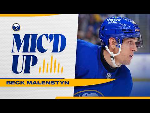 "200 Tucks For Tuchy!" | Beck Malenstyn Mic'd Up As He Sets Single-Season Record | Buffalo Sabres