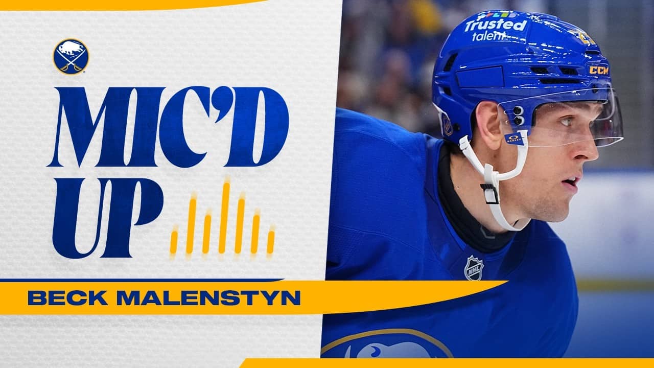 "200 Tucks For Tuchy!" | Beck Malenstyn Mic'd Up When He Set Single-Season Record | Buffalo Sabres