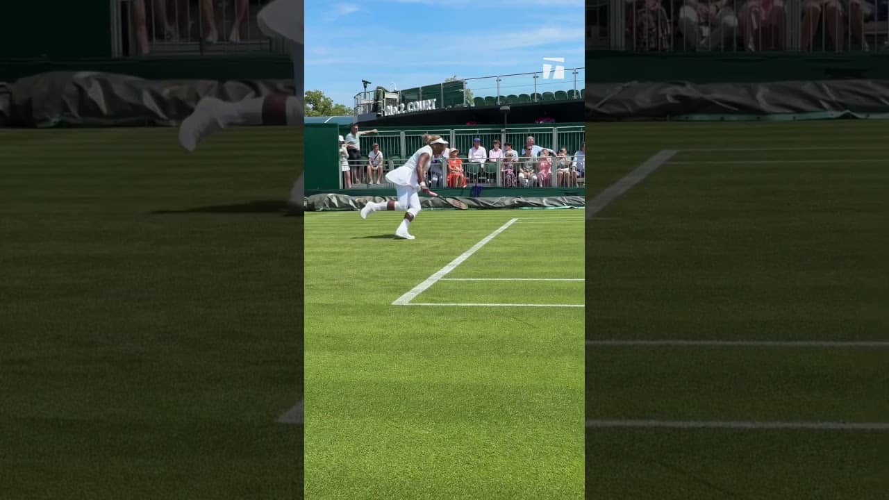 Are you ready for Serena? 🔥 #wimbledon #serenawilliams