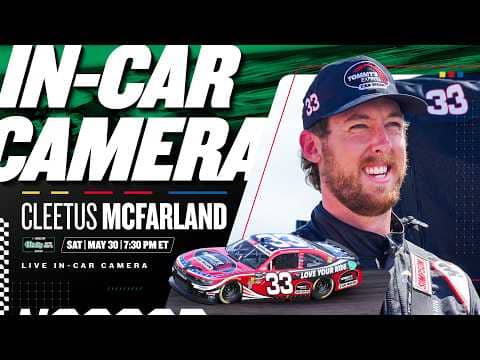 LIVE: Cleetus McFarland's In-Car Camera | NASCAR O'Reilly Auto Parts Series at Nashville