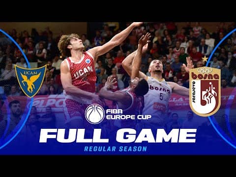 LIVE - UCAM Murcia v KK Bosna BH Telecom | FIBA Europe Cup 2025-26 | Regular Season