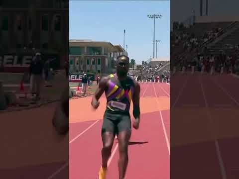 BEDNAREK BLAZES 💨 9.72 to win the men's 100m at the USATF Los Angeles Grand Prix