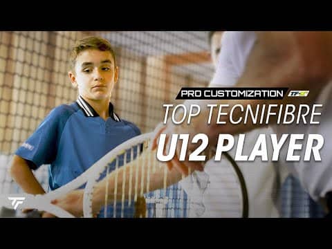 TECNIFIBRE l Pro Customization : First racquet for top U12 player Arthur Salafa