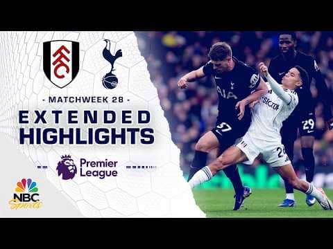 Fulham v. Tottenham Hotspur | PREMIER LEAGUE HIGHLIGHTS | 3/1/2026 | NBC Sports