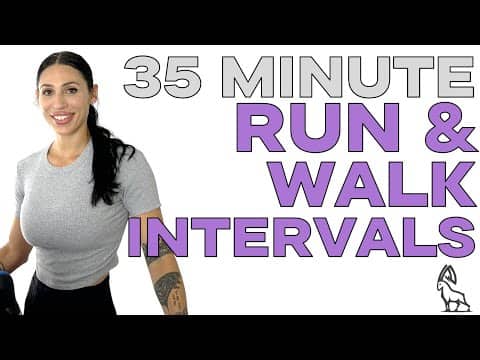 Run & Power Walk Intervals | Treadmill Follow Along!