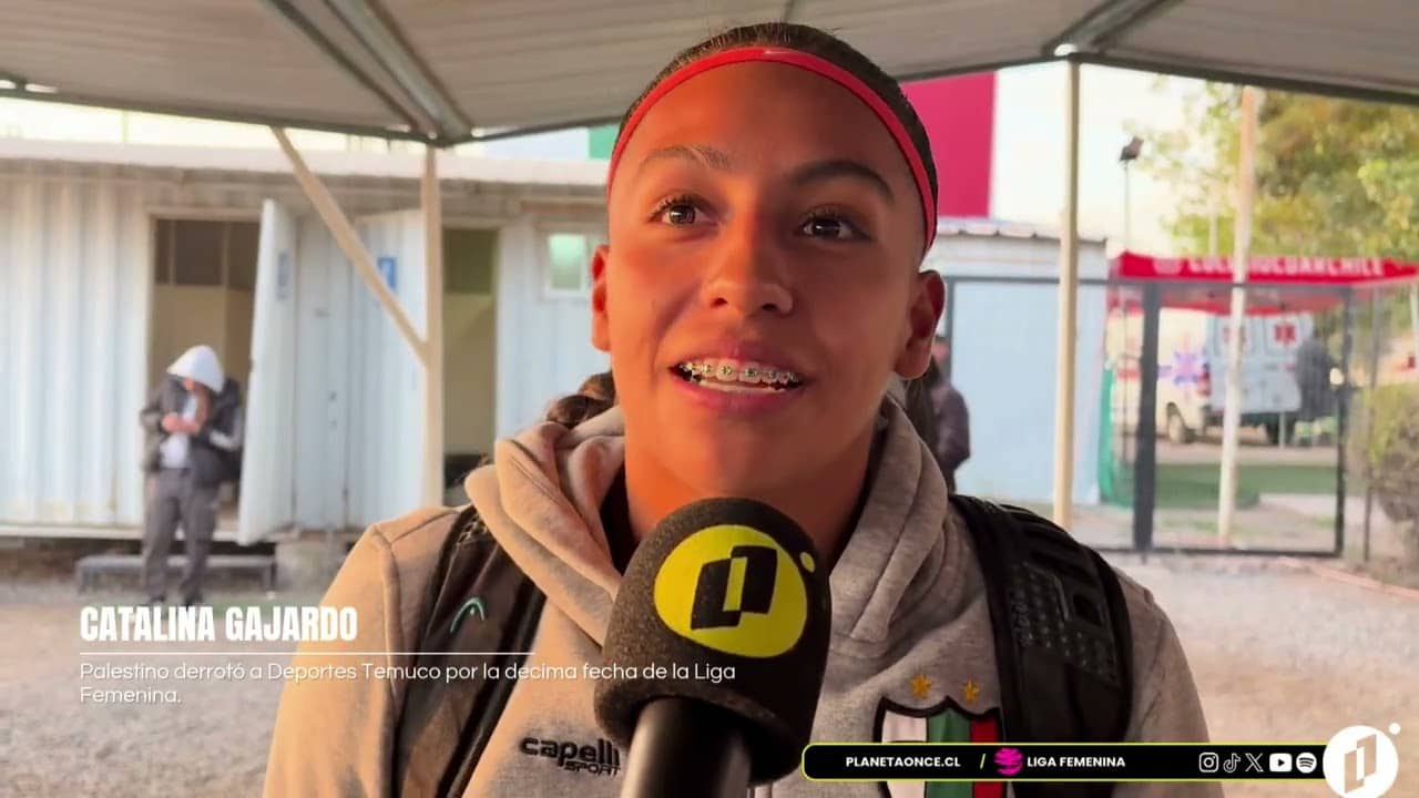 Declaraciones Catalina Gajardo Palestino 5-0 D. Temuco Fecha 10 Liga Femenina 24-05-2026