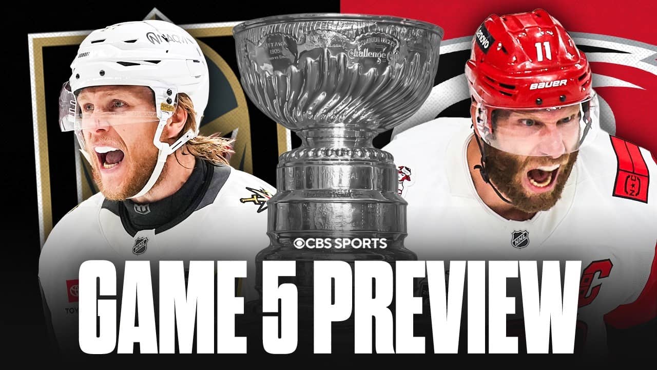 Golden Knights vs Hurricanes Game 5 Preview 🏆 | Stanley Cup Final Predictions & Pick to Win